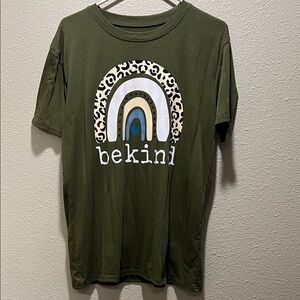 Olive Graphic Tee